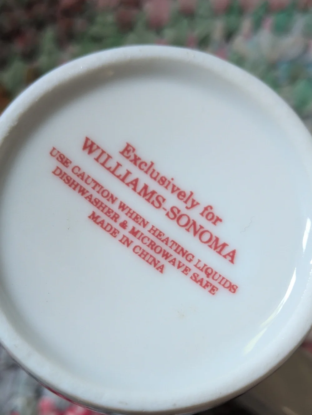 WILLIAMS-SONOMA I Twas the Night Before Christmas Travel Mug (No Silicone Lid)